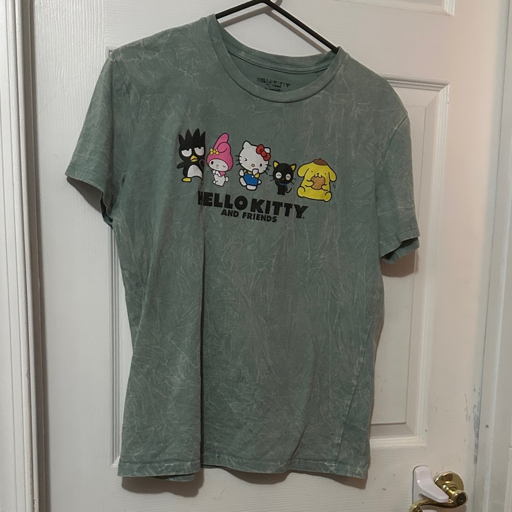 Hello Kitty and Friends Green Tee Size Small - Picture 1 of 4